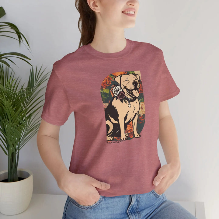 Happy Pit Floral Unisex Jersey Short Sleeve Tee Printify