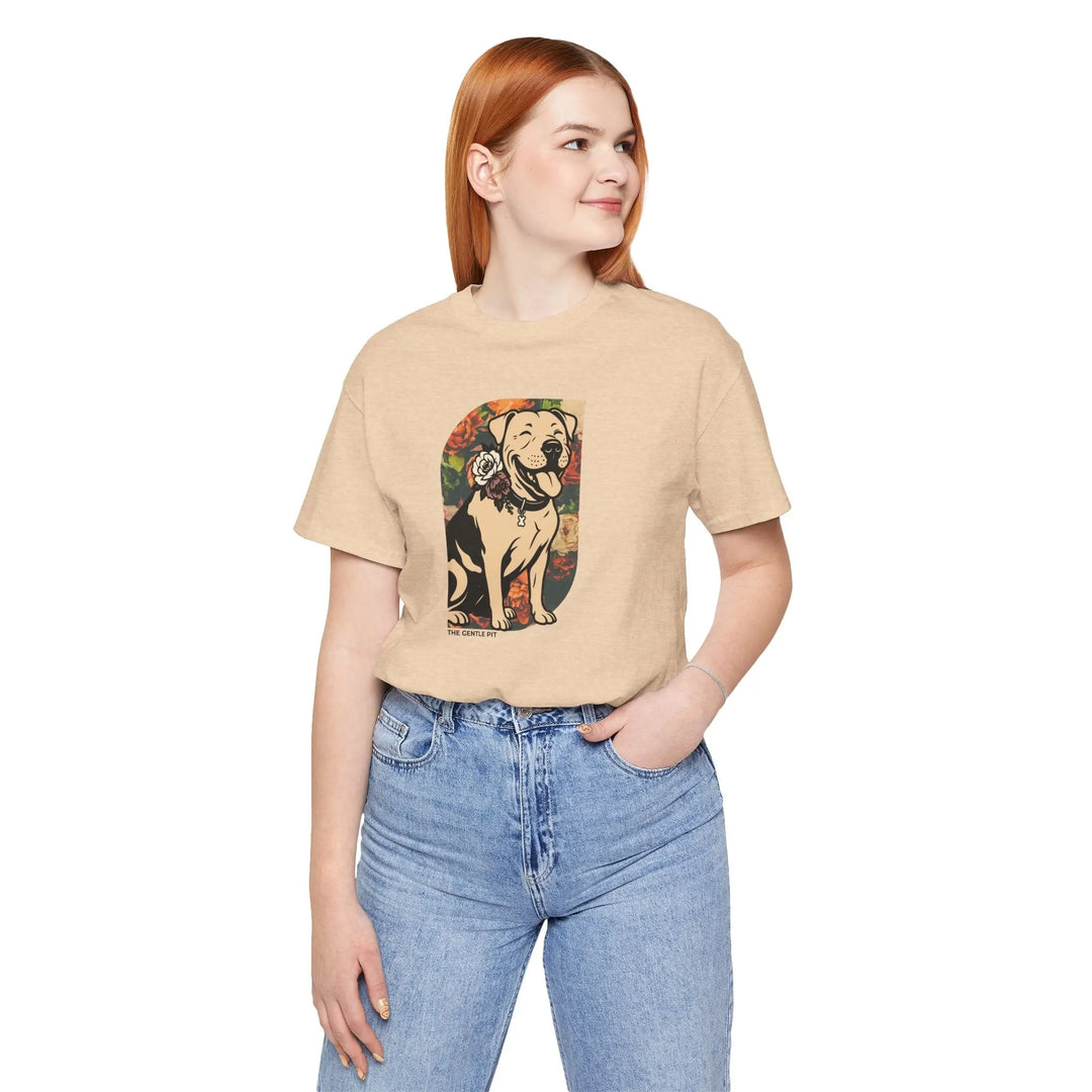 Happy Pit Floral Unisex Jersey Short Sleeve Tee Printify