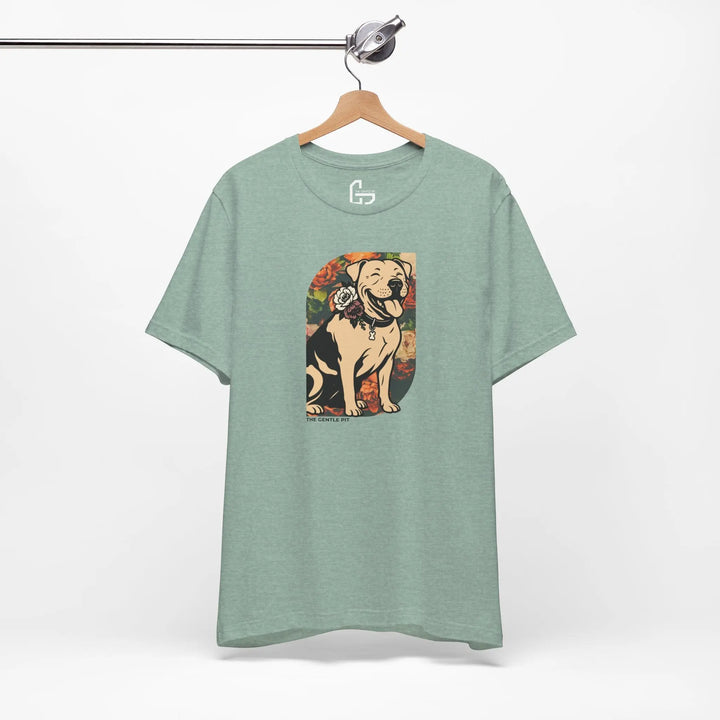Happy Pit Floral Unisex Jersey Short Sleeve Tee Printify
