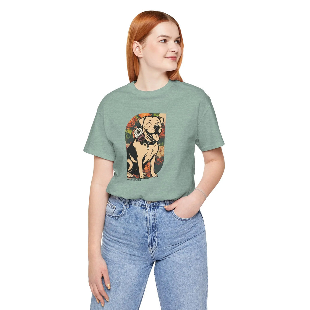 Happy Pit Floral Unisex Jersey Short Sleeve Tee Printify
