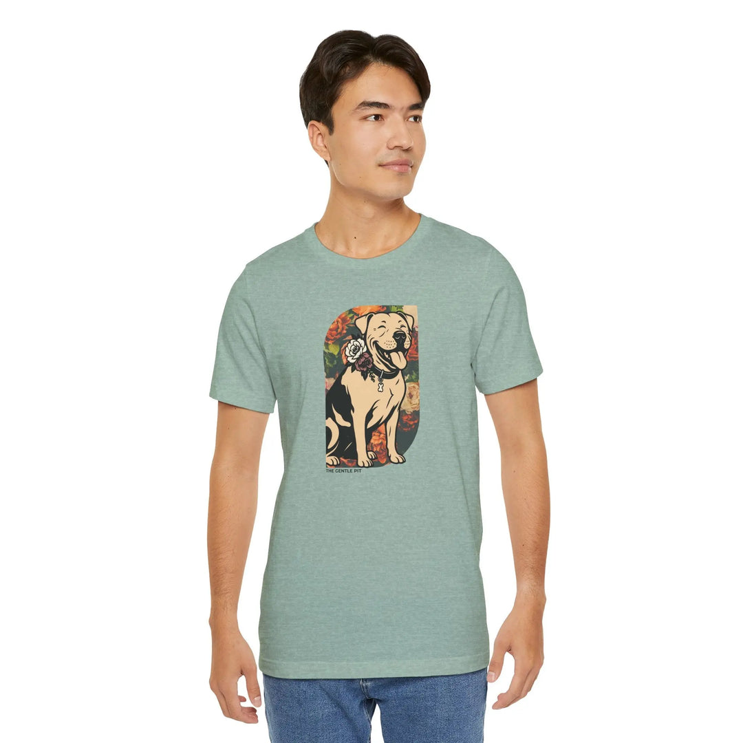 Happy Pit Floral Unisex Jersey Short Sleeve Tee Printify