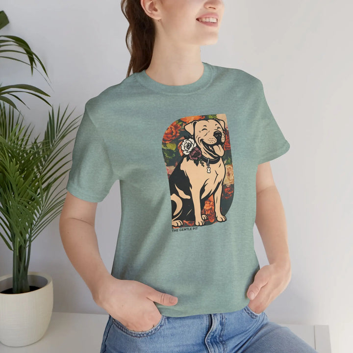Happy Pit Floral Unisex Jersey Short Sleeve Tee Printify