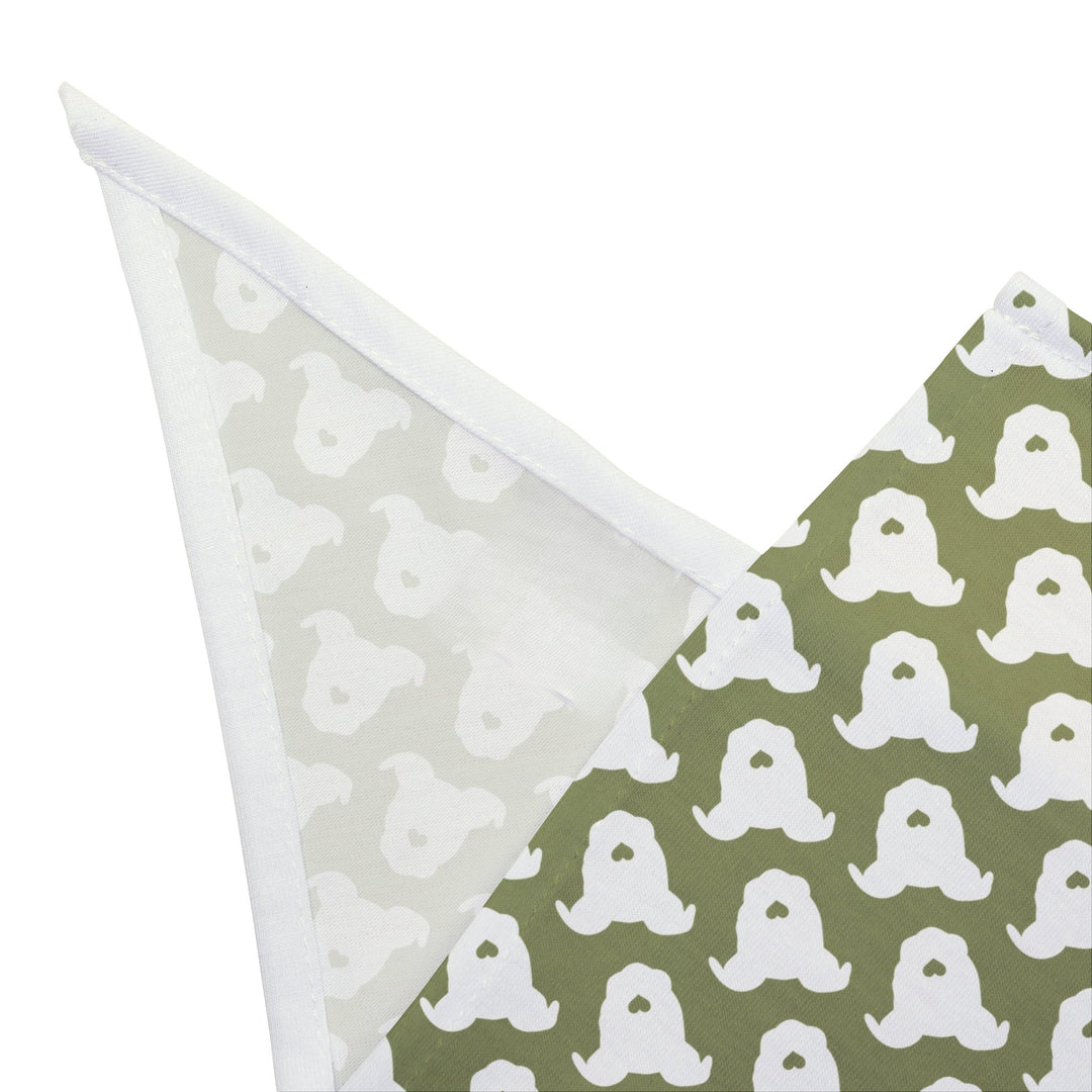 TGP Pattern Sage Green BG Pet Bandana