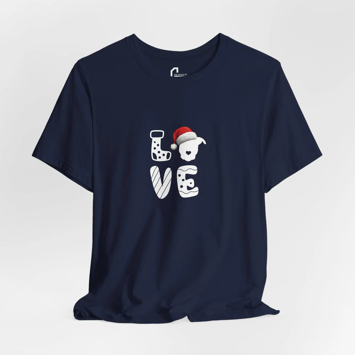 LOVE Christmas 2025 Unisex Short Sleeve T-shirt Printify