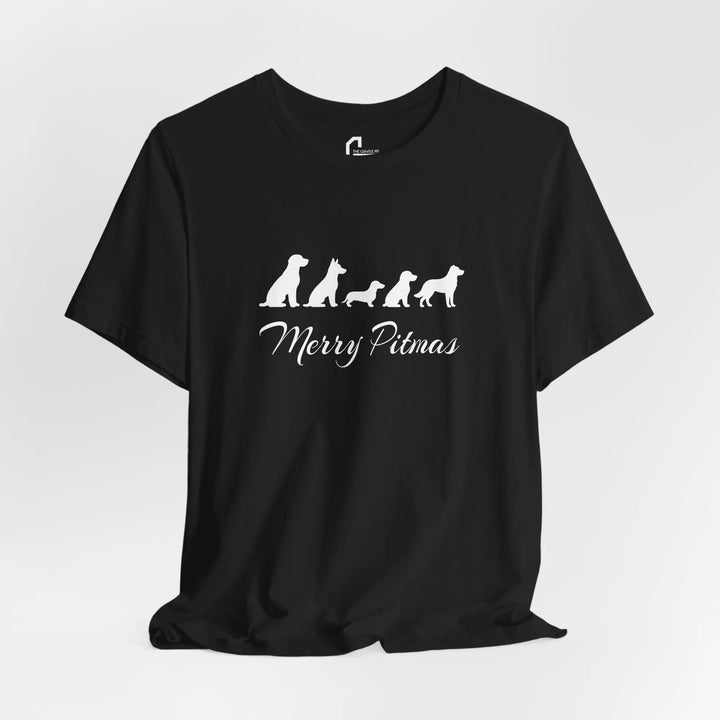 Merry Pitmas 2025 Unisex Short Sleeve T-shirt Printify