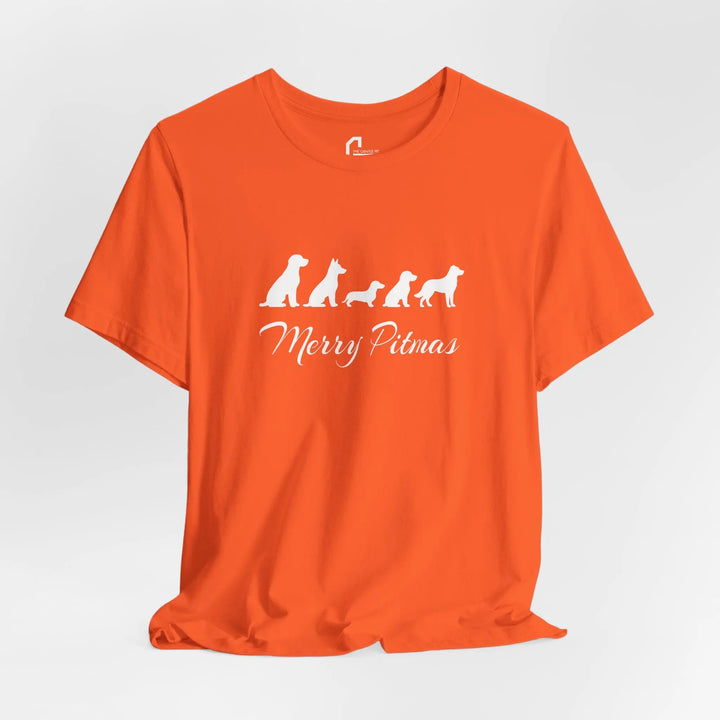 Merry Pitmas 2025 Unisex Short Sleeve T-shirt Printify