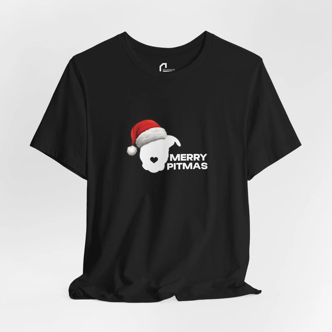 Merry Pitmas 2025 V2 Unisex Short Sleeve T-shirt Printify