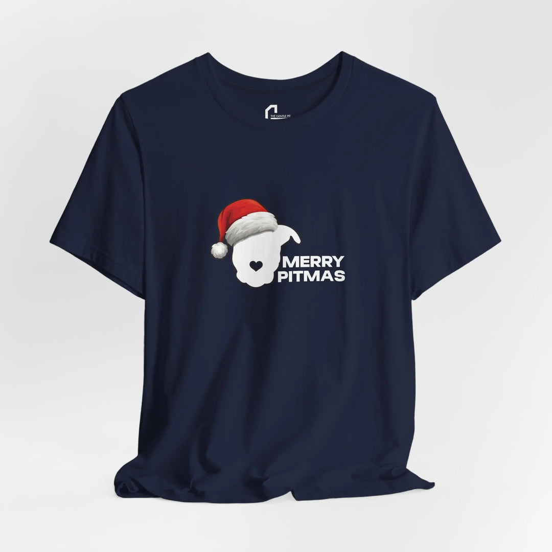 Merry Pitmas 2025 V2 Unisex Short Sleeve T-shirt Printify