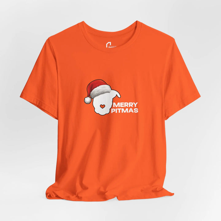 Merry Pitmas 2025 V2 Unisex Short Sleeve T-shirt Printify