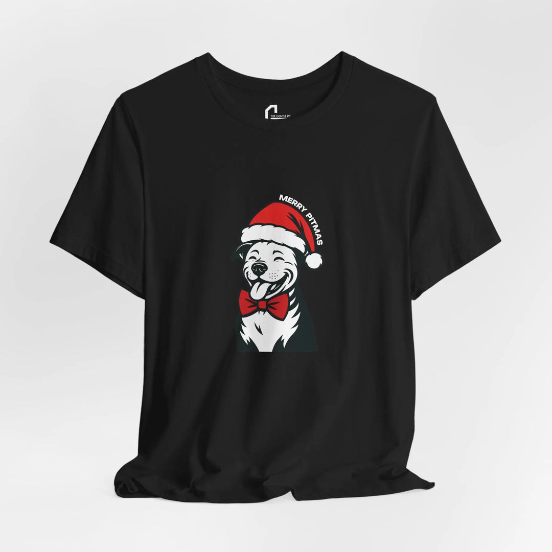Merry Pitmas V3 Unisex Short Sleeve T-shirt Printify
