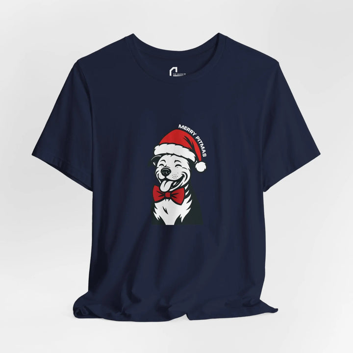Merry Pitmas V3 Unisex Short Sleeve T-shirt Printify