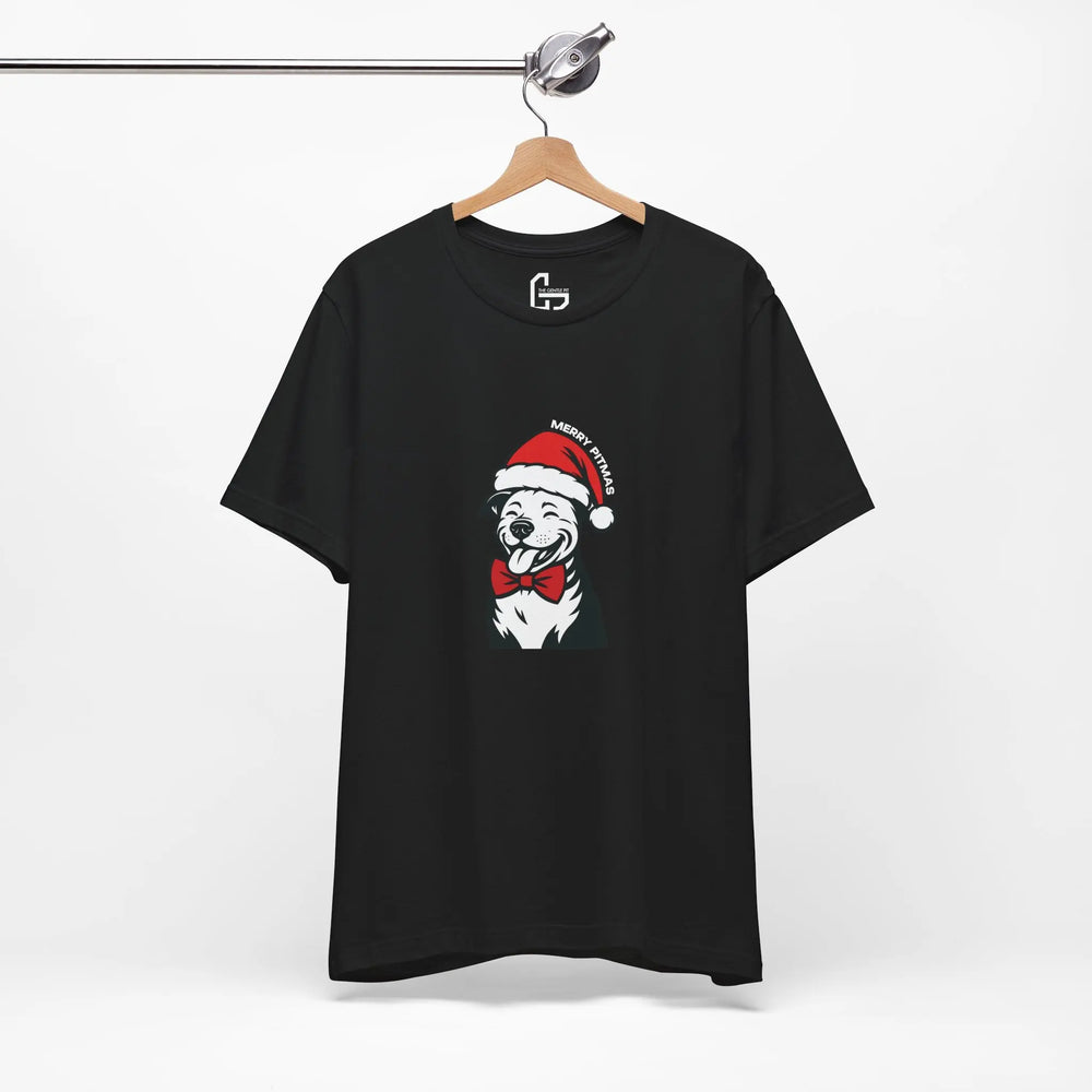 Merry Pitmas V3 Unisex Short Sleeve T-shirt Printify