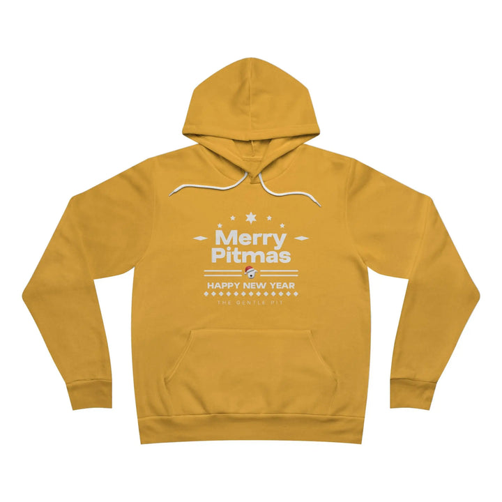 Merry Pitmas V5 Sponge Fleece Pullover Hoodie Printify