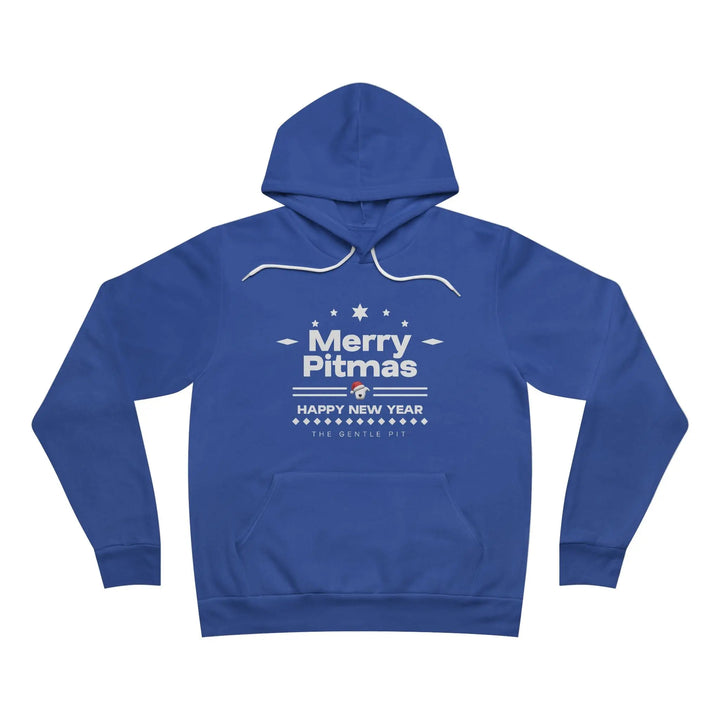 Merry Pitmas V5 Sponge Fleece Pullover Hoodie Printify