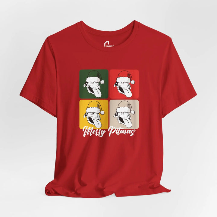 Merry Pitmas V5 Unisex Short Sleeve T-shirt Printify