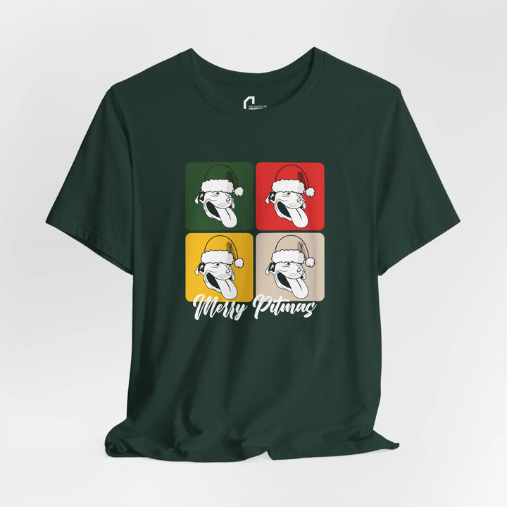 Merry Pitmas V5 Unisex Short Sleeve T-shirt Printify