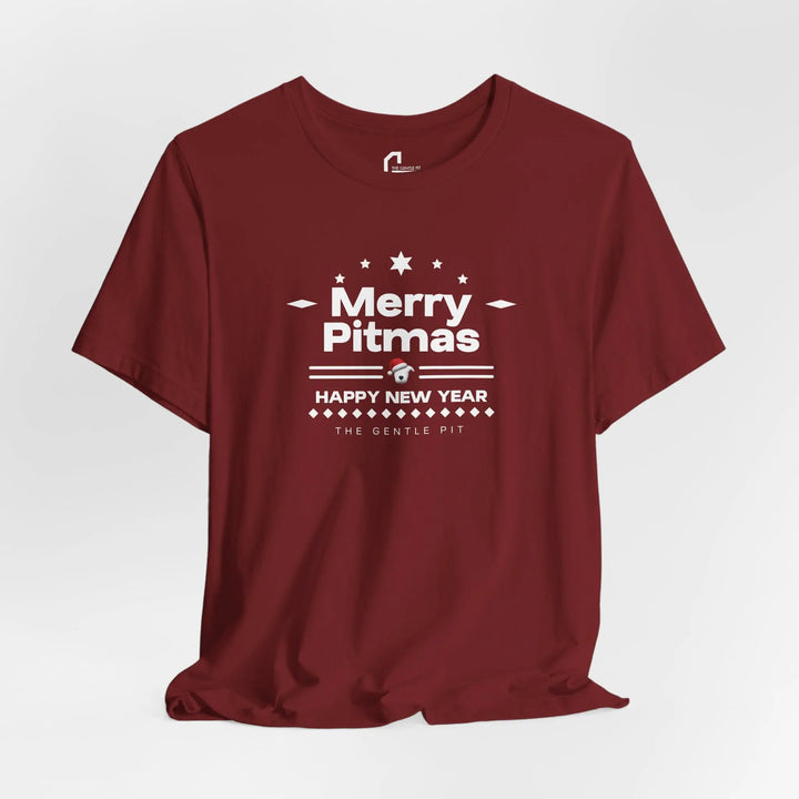 Merry Pitmas V5 Unisex Short Sleeve T-shirt Printify