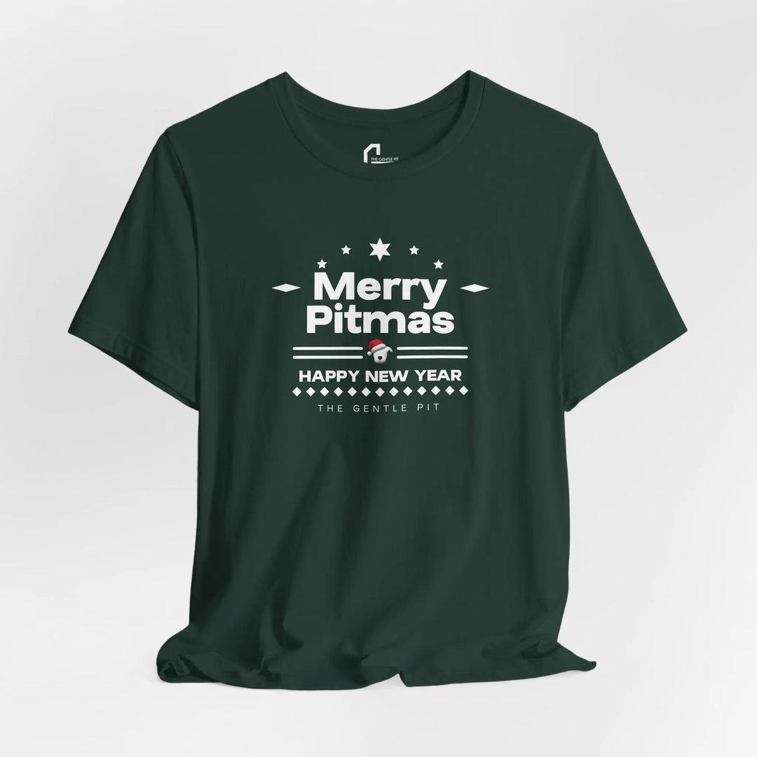 Merry Pitmas V5 Unisex Short Sleeve T-shirt Printify