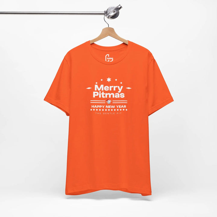 Merry Pitmas V5 Unisex Short Sleeve T-shirt Printify