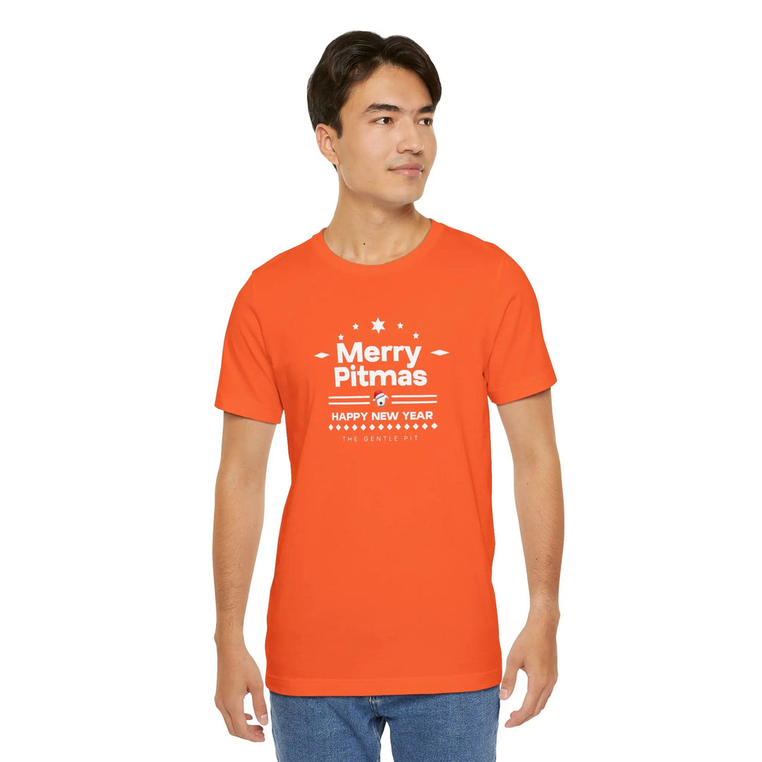 Merry Pitmas V5 Unisex Short Sleeve T-shirt Printify