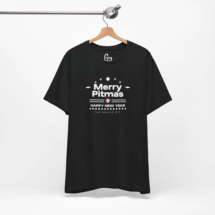Merry Pitmas V5 Unisex Short Sleeve T-shirt Printify