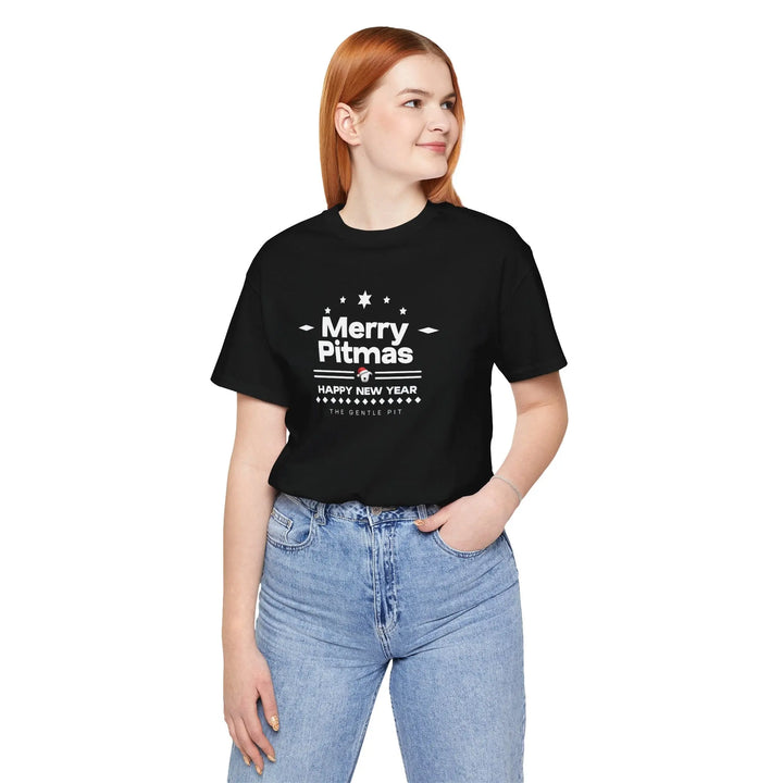 Merry Pitmas V5 Unisex Short Sleeve T-shirt Printify
