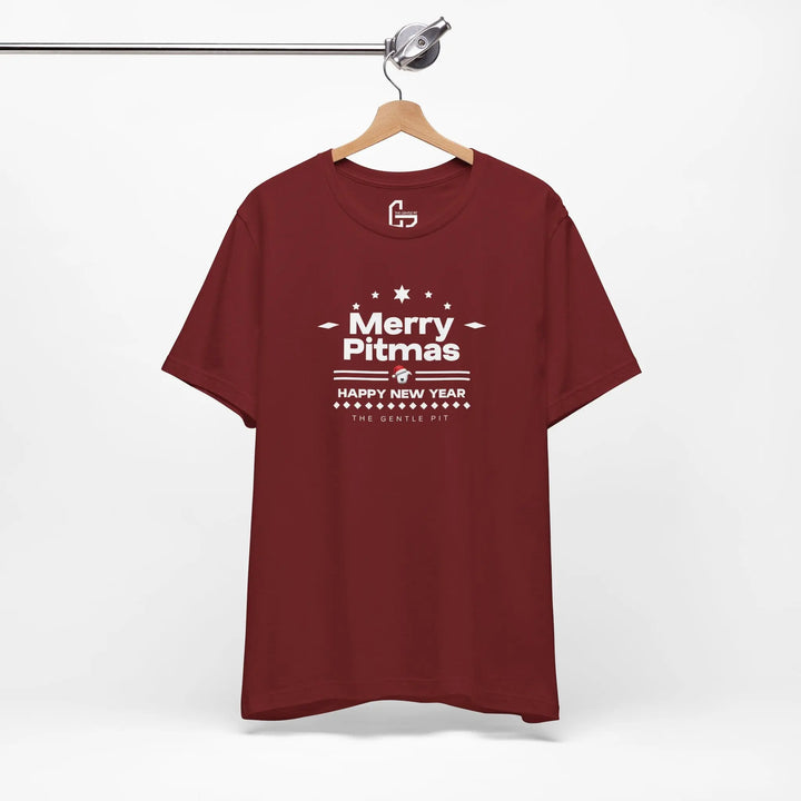 Merry Pitmas V5 Unisex Short Sleeve T-shirt Printify