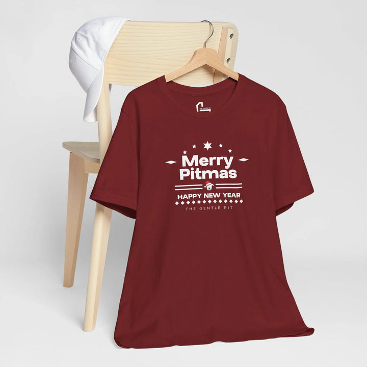 Merry Pitmas V5 Unisex Short Sleeve T-shirt Printify