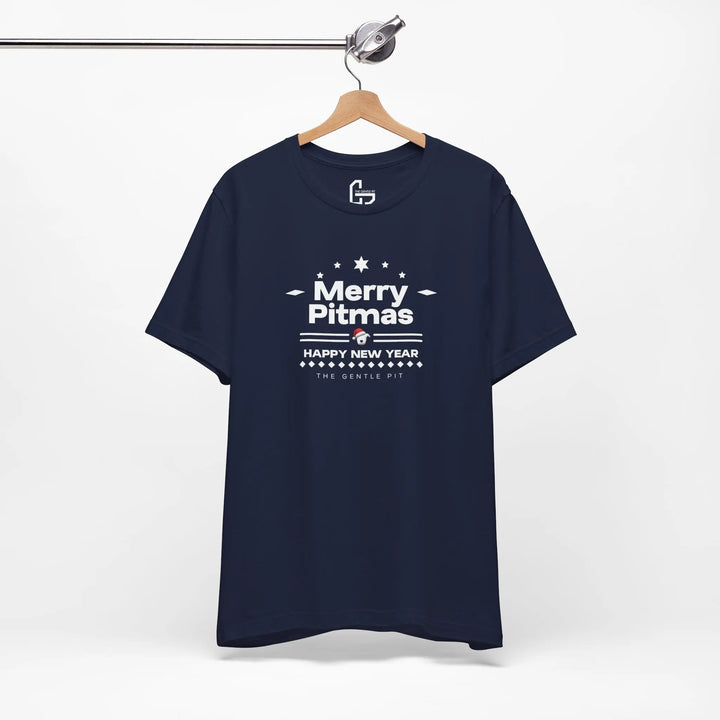 Merry Pitmas V5 Unisex Short Sleeve T-shirt Printify