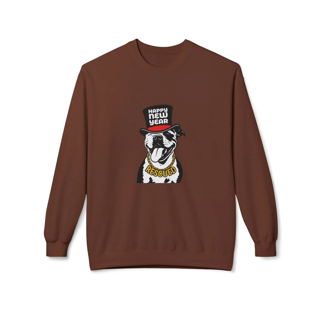 New Year PIT Softstyle Fleece Crewneck Sweatshirt Printify