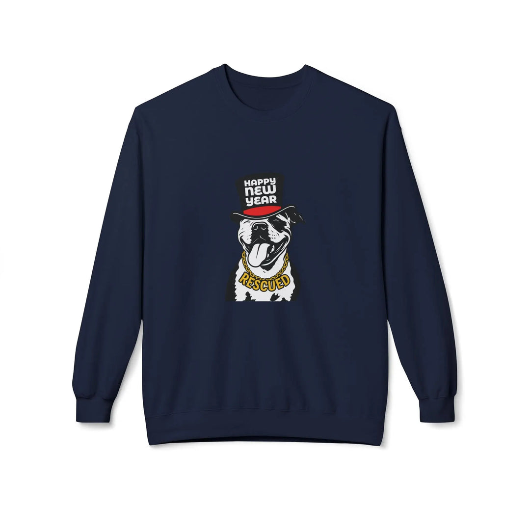 New Year PIT Softstyle Fleece Crewneck Sweatshirt Printify