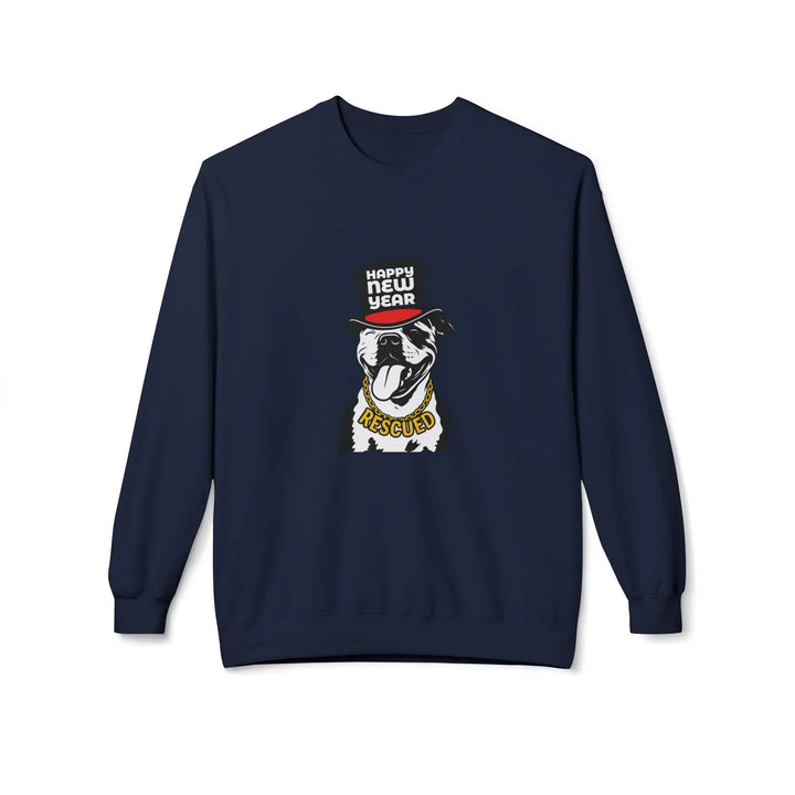 New Year PIT Softstyle Fleece Crewneck Sweatshirt Printify