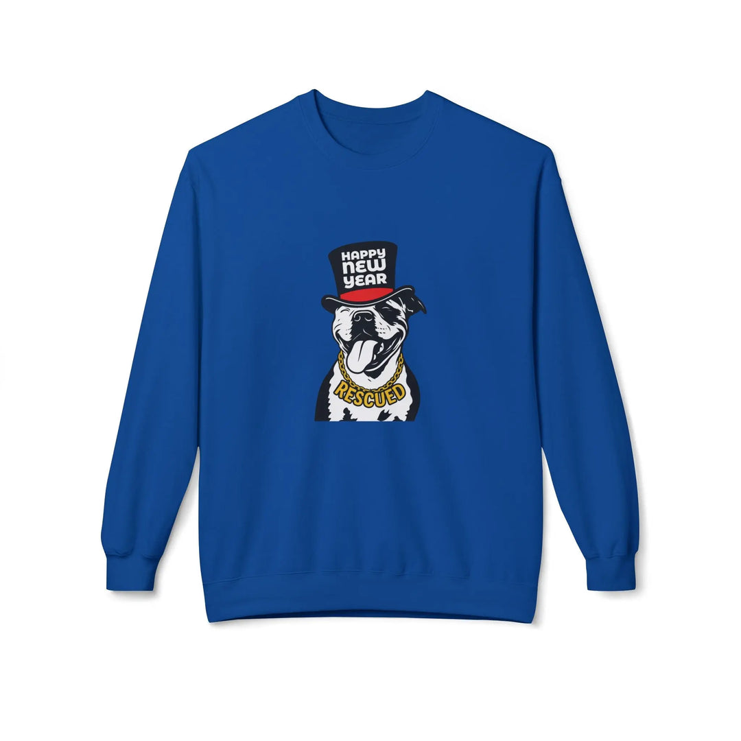 New Year PIT Softstyle Fleece Crewneck Sweatshirt Printify