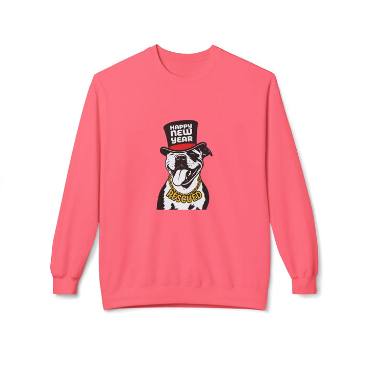 New Year PIT Softstyle Fleece Crewneck Sweatshirt Printify