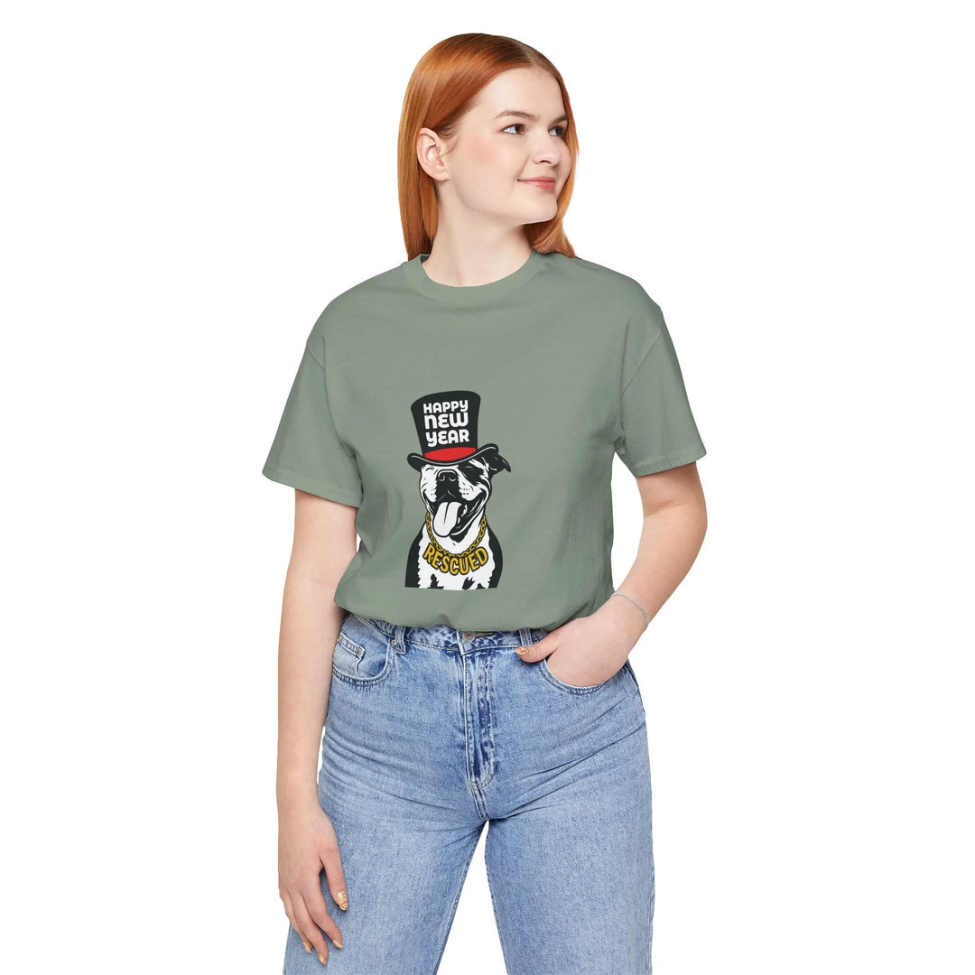 New Year PIT Unisex Short Sleeve T-shirt Printify