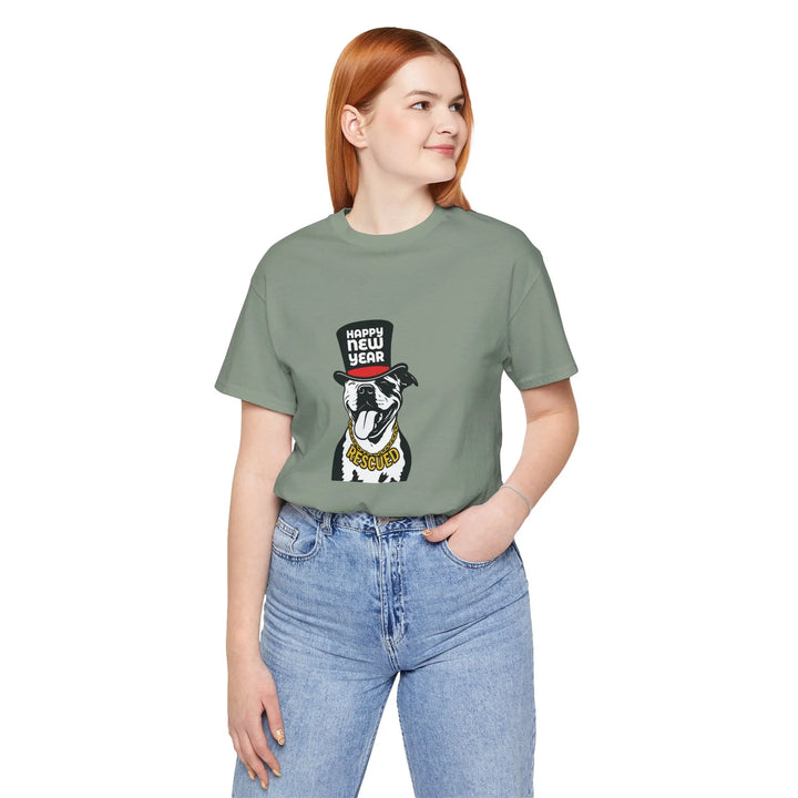 New Year PIT Unisex Short Sleeve T-shirt Printify
