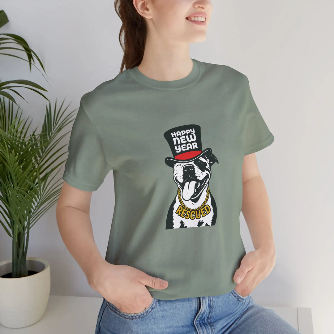 New Year PIT Unisex Short Sleeve T-shirt Printify