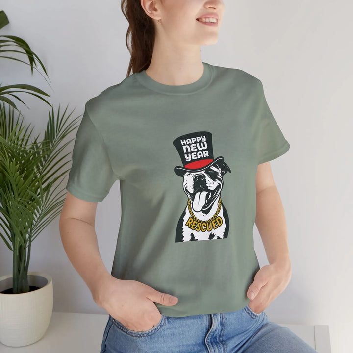 New Year PIT Unisex Short Sleeve T-shirt Printify