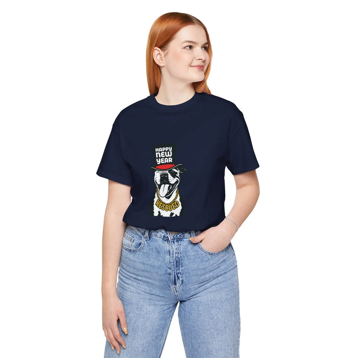 New Year PIT Unisex Short Sleeve T-shirt Printify