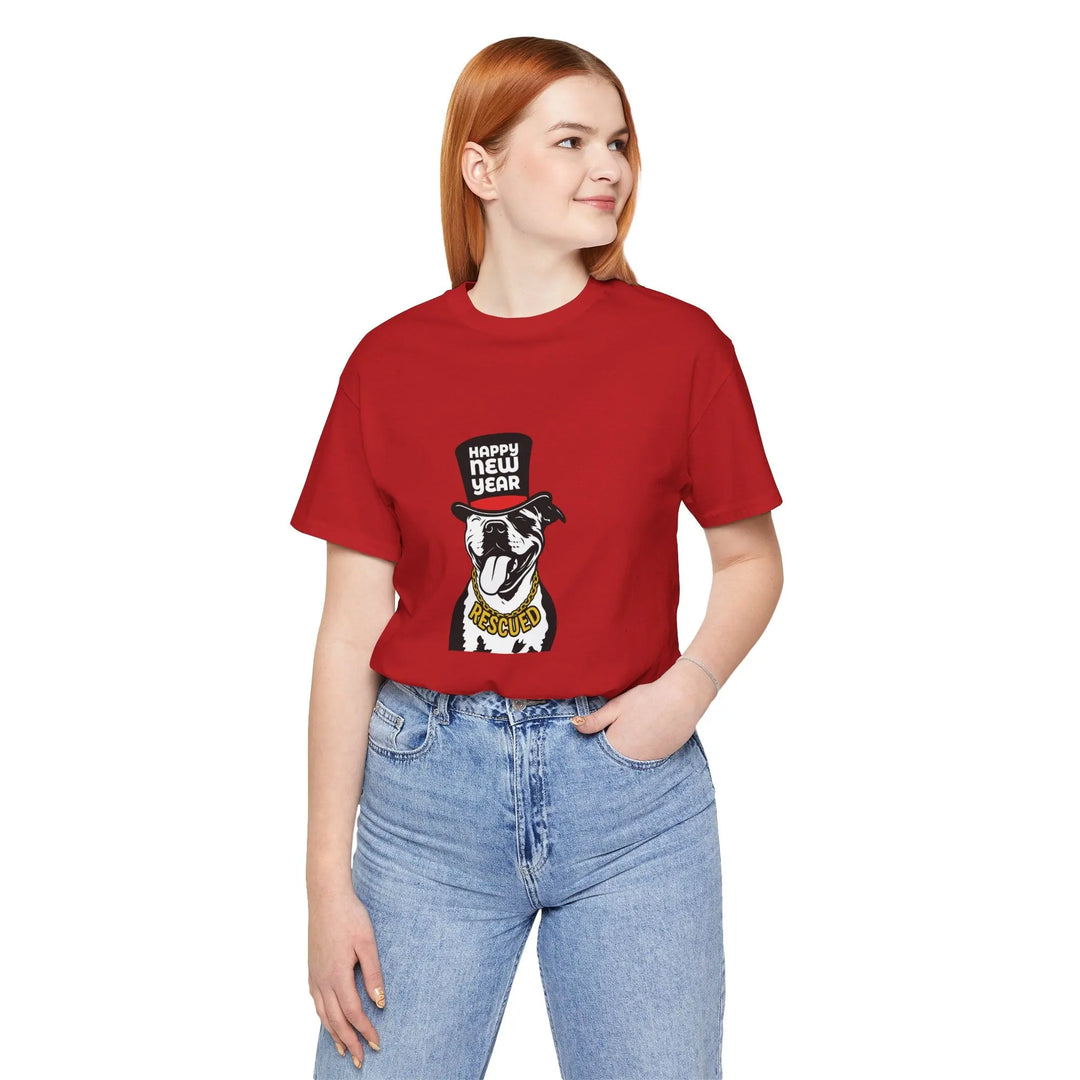 New Year PIT Unisex Short Sleeve T-shirt Printify