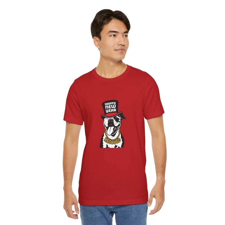 New Year PIT Unisex Short Sleeve T-shirt Printify