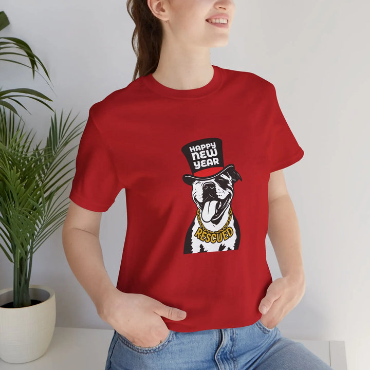 New Year PIT Unisex Short Sleeve T-shirt Printify