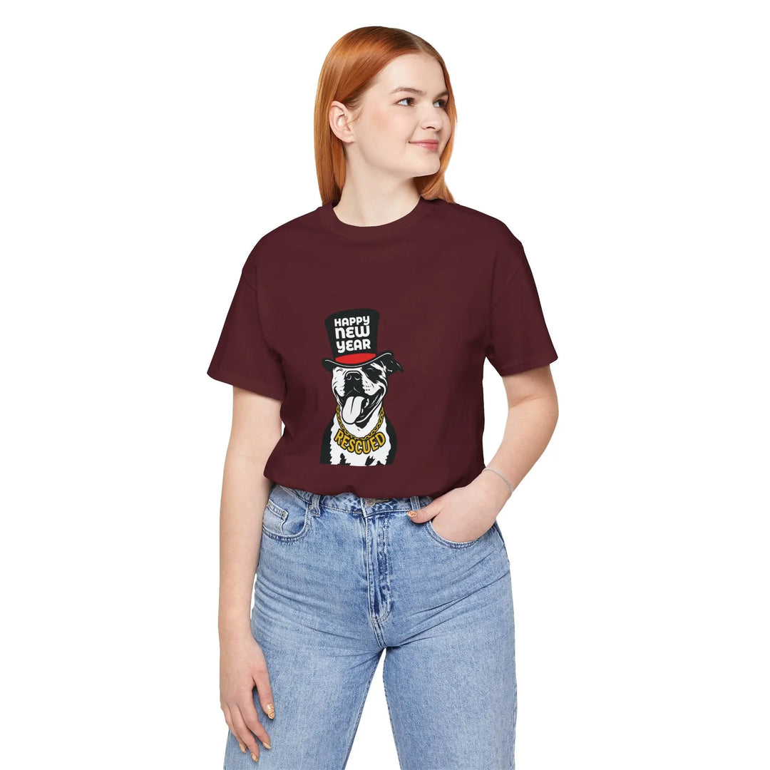 New Year PIT Unisex Short Sleeve T-shirt Printify
