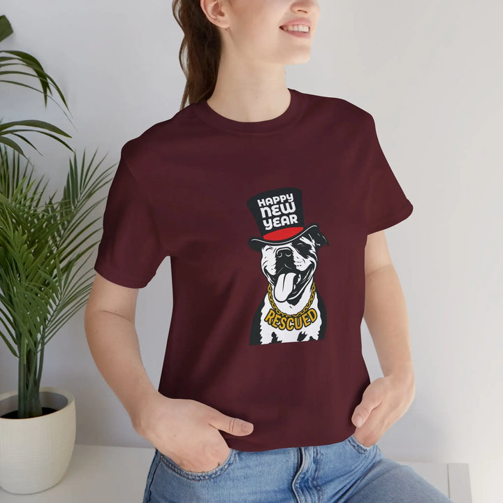 New Year PIT Unisex Short Sleeve T-shirt Printify