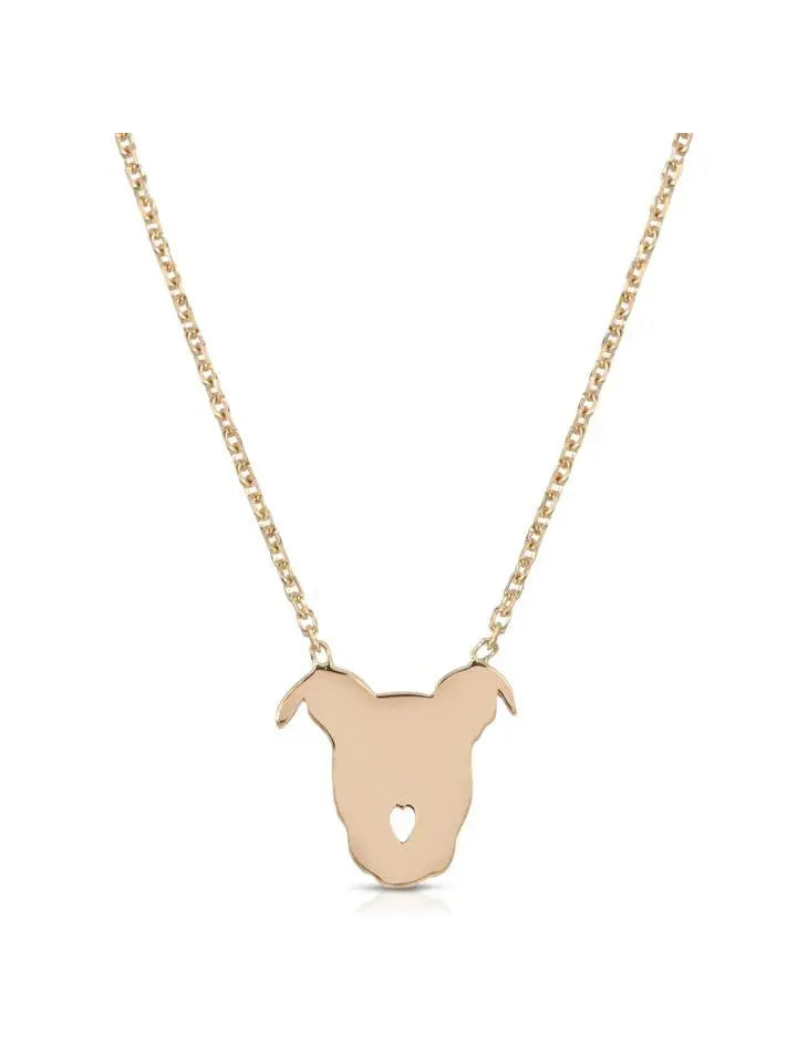 Pit Bull Charm Necklace – Rebecca Accessories