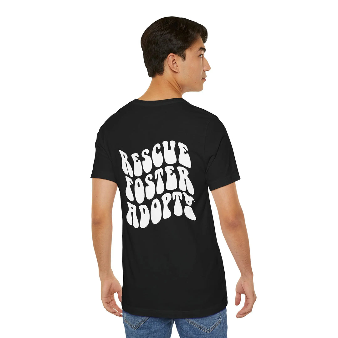 R.F.A. Bubble Font Unisex Tee Printify