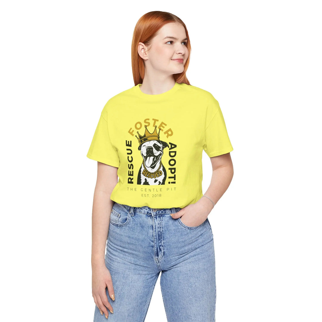 RFA Crowned Pit Design Unisex T-Shirt Printify