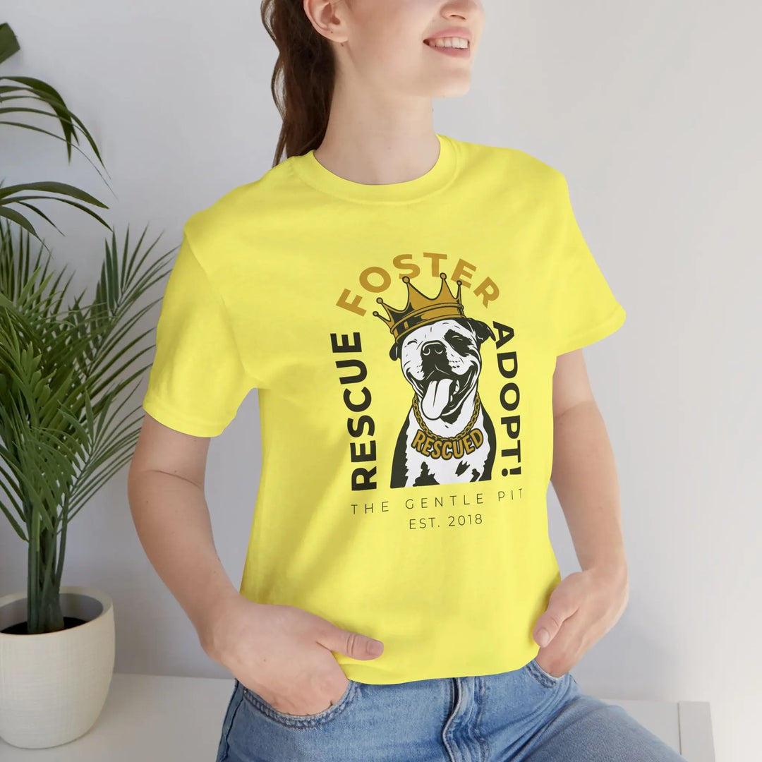 RFA Crowned Pit Design Unisex T-Shirt Printify