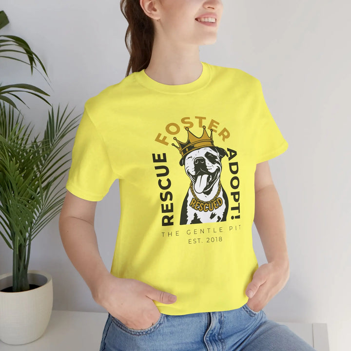 RFA Crowned Pit Design Unisex T-Shirt Printify