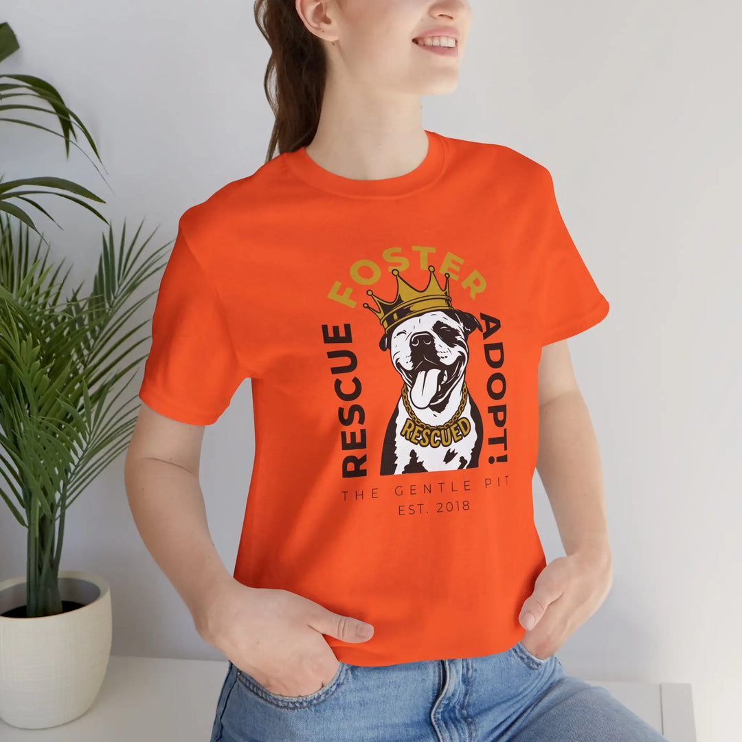 RFA Crowned Pit Design Unisex T-Shirt Printify